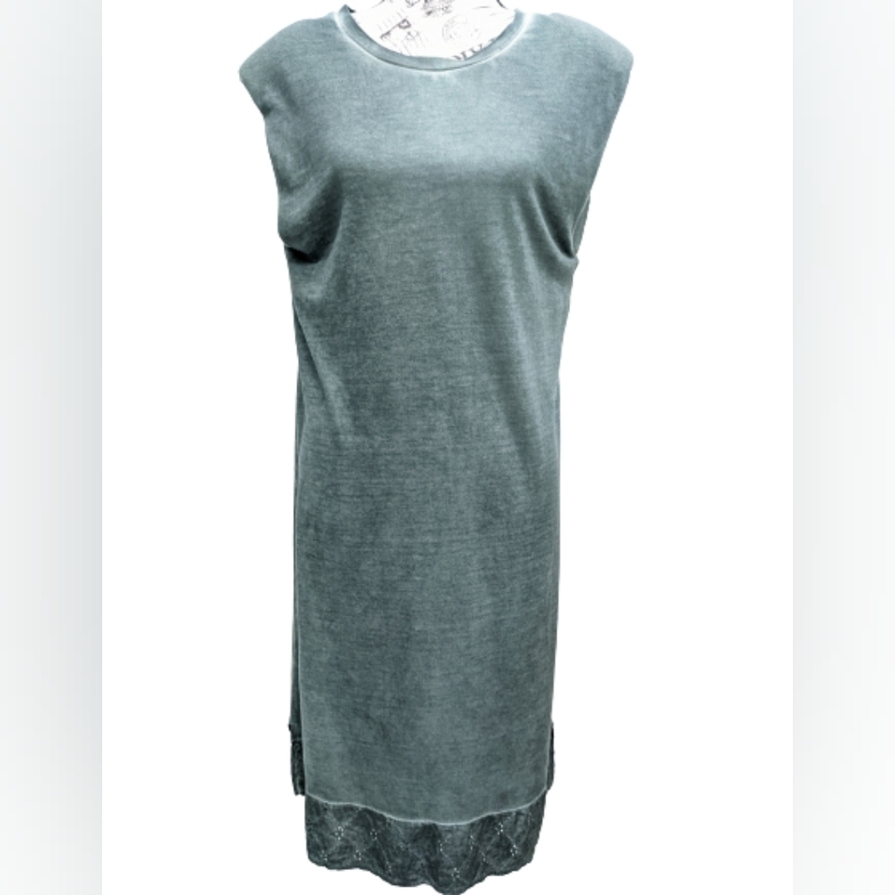 Dantelle sage green sleeveless dress Size M